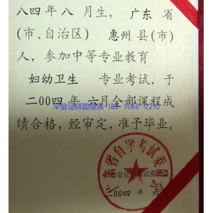 宿迁中学毕业证样图：江苏中学毕业证内容模板